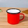 Tasse personnalisée en gros d'usine, cadeau de café, tasse émaillée de couleur Macron