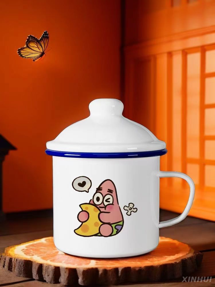 Pongebob Squarepants Tumbleproof Cup Tasse en porcelaine pour enfant fabriquée à la main