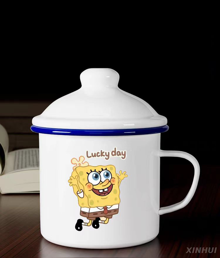 Pongebob Squarepants Tumbleproof Cup Tasse en porcelaine pour enfant fabriquée à la main