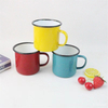 Tasse de couleur unie en gros, boîte à gâteaux colorée, tasse en porcelaine