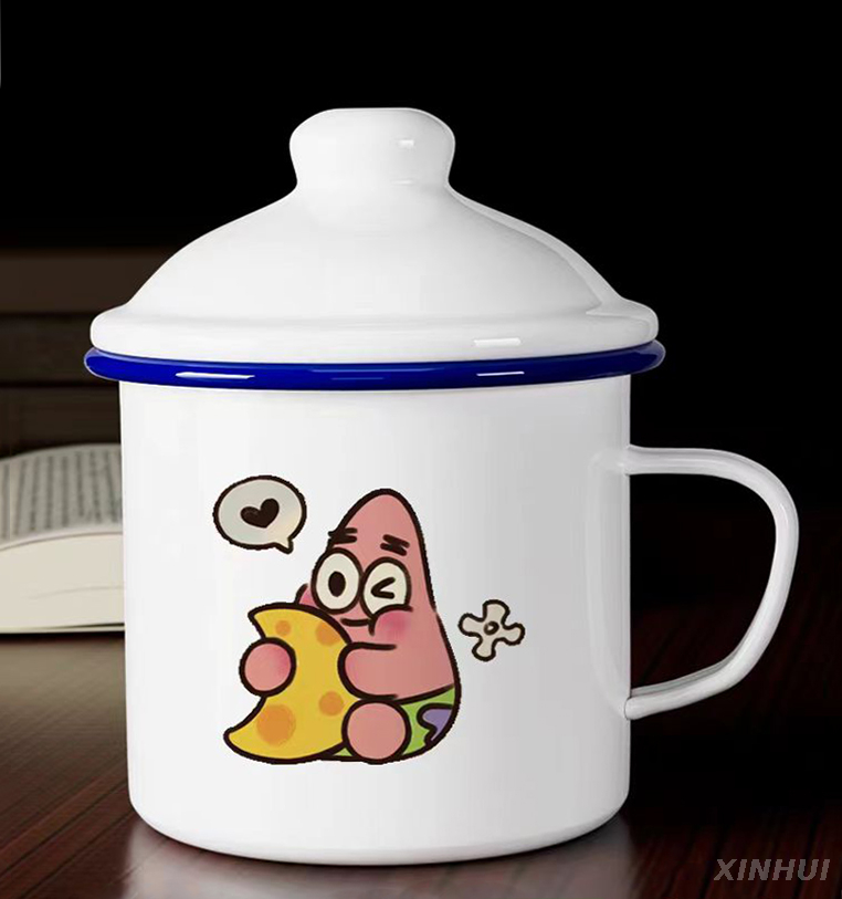 Pongebob Squarepants Tumbleproof Cup Tasse en porcelaine pour enfant fabriquée à la main