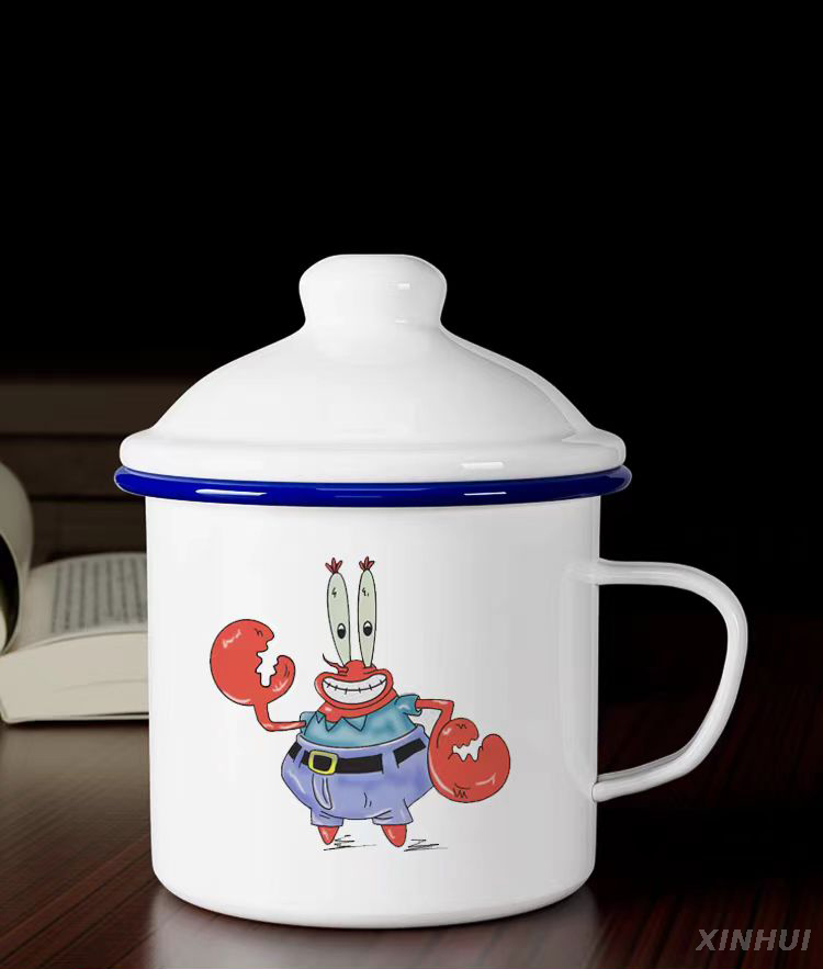 Pongebob Squarepants Tumbleproof Cup Tasse en porcelaine pour enfant fabriquée à la main