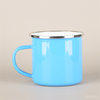 Ventes directes d'usine de tasses en émail colorées sur mesure