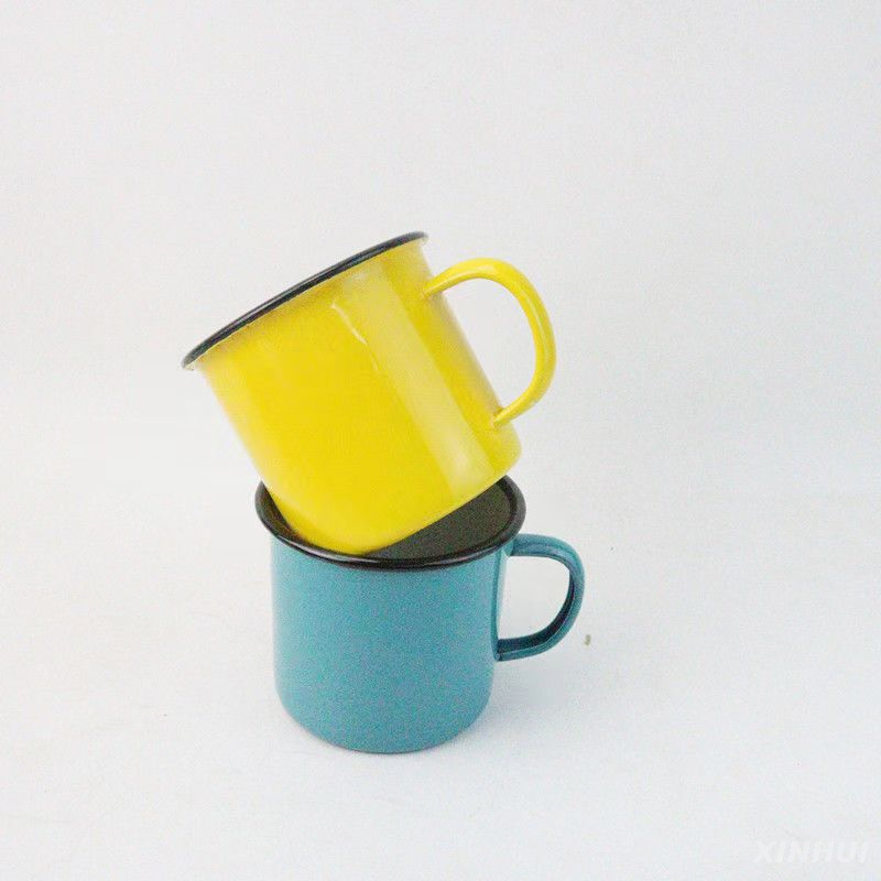 Tasse de couleur unie en gros, boîte à gâteaux colorée, tasse en porcelaine