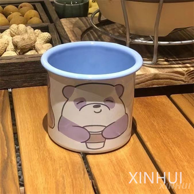 Xinhui – ours de dessin animé personnalisable avec poignée, tasses en céramique, tasse à lait