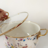 Pot à cuisson en émail avec couvercle, pot à soupe vintage pot à mijotage avec poignée pour la cuisine