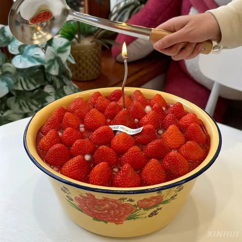 Bol à fruits Dessert du nouvel an, bassin en porcelaine, gâteau