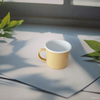 Tasse en émail pastel, cadeau minimaliste, digne du bureau à domicile