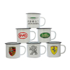 Tasse d'émail de cadeau de gros classique pour le cadeau de voiture faite avec l'émail épais