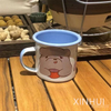 Xinhui – ours de dessin animé personnalisable avec poignée, tasses en céramique, tasse à lait