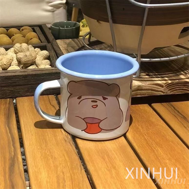 Xinhui – ours de dessin animé personnalisable avec poignée, tasses en céramique, tasse à lait