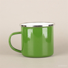 Ventes directes d'usine de tasses en émail colorées sur mesure