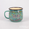 Tasses à thé en émail élégantes classiques d'usines chinoises, tasse à tripes personnalisable